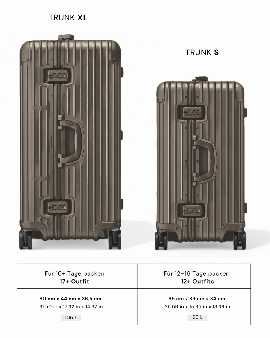 Altair Trunk Titane — dimensions